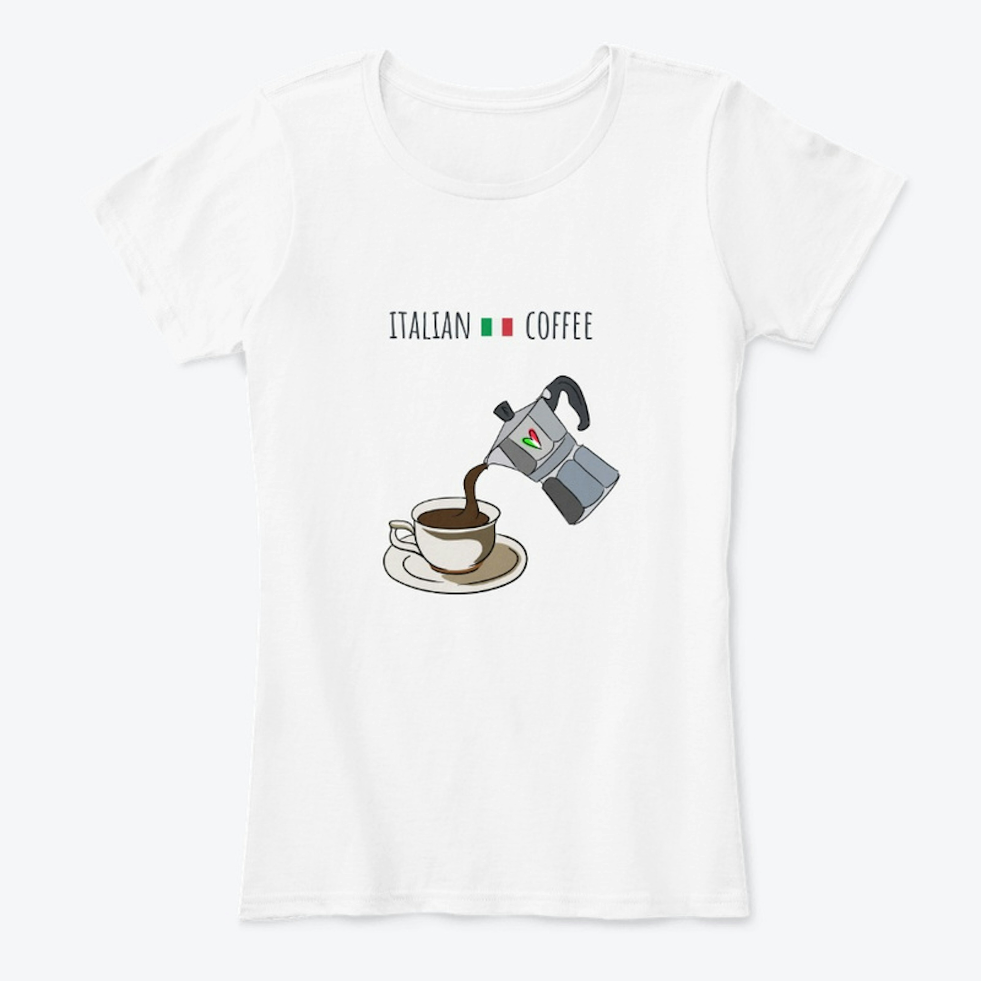 T- Shirt Italian Coffee | Woman