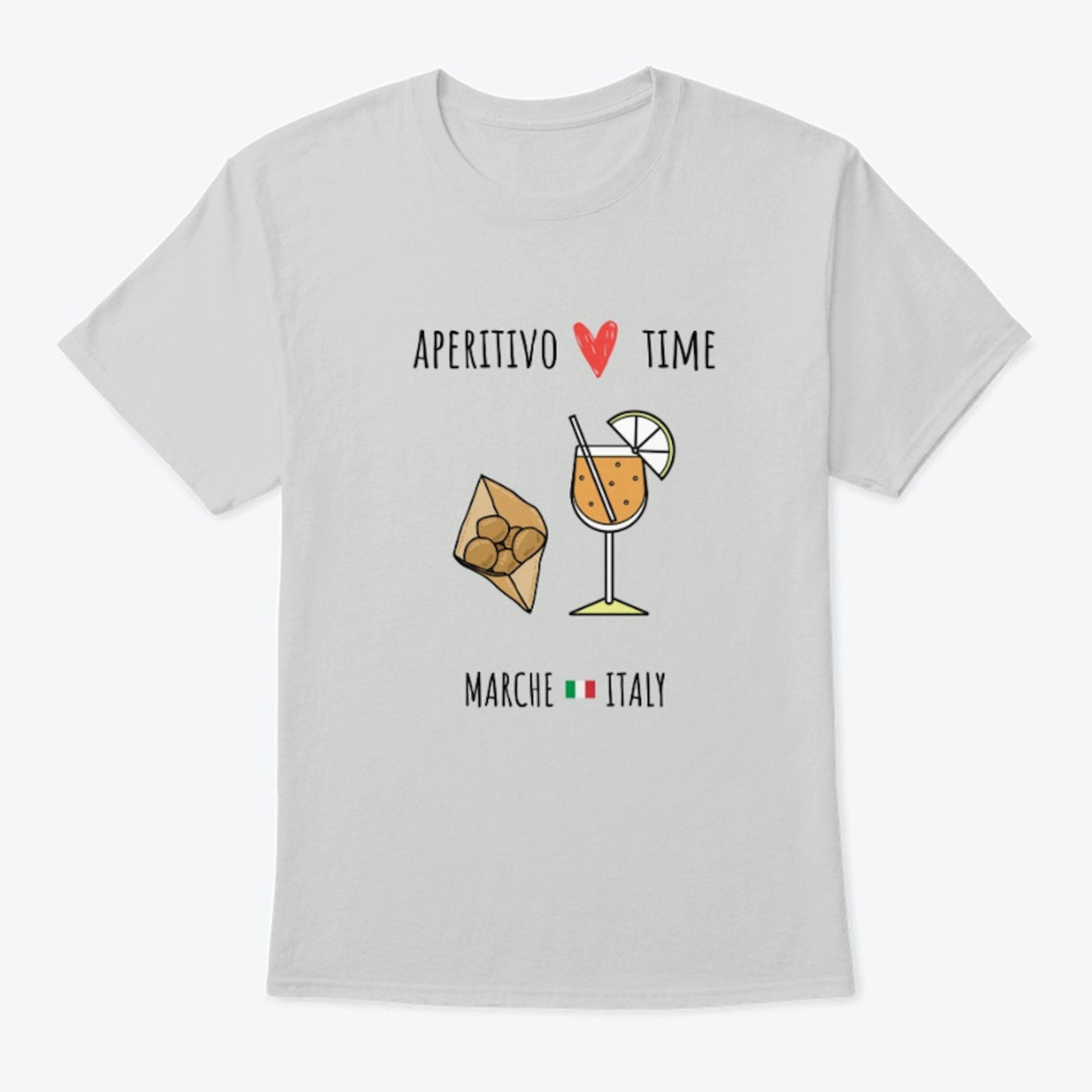  T- Shirt Aperitivo Time Marche Italy